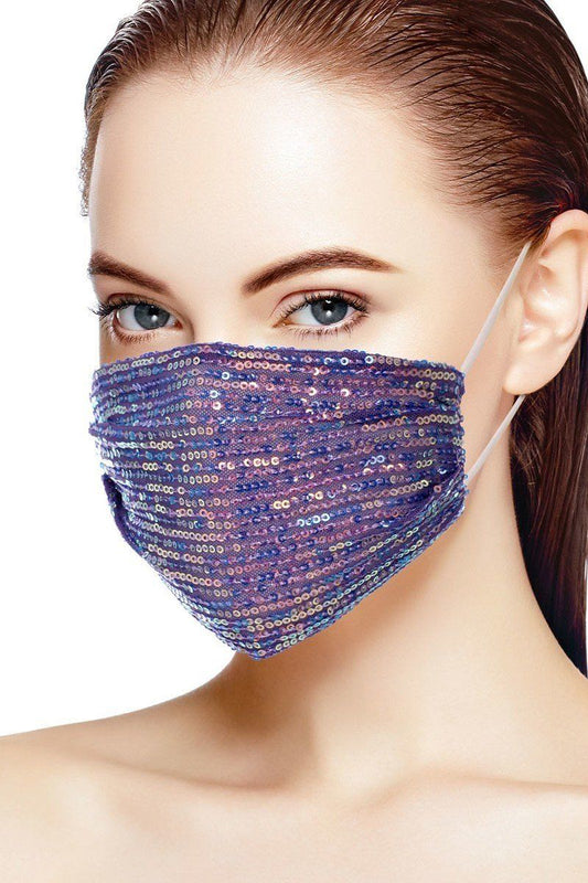 3d Sequin Fashion Facemask Smile Sparker