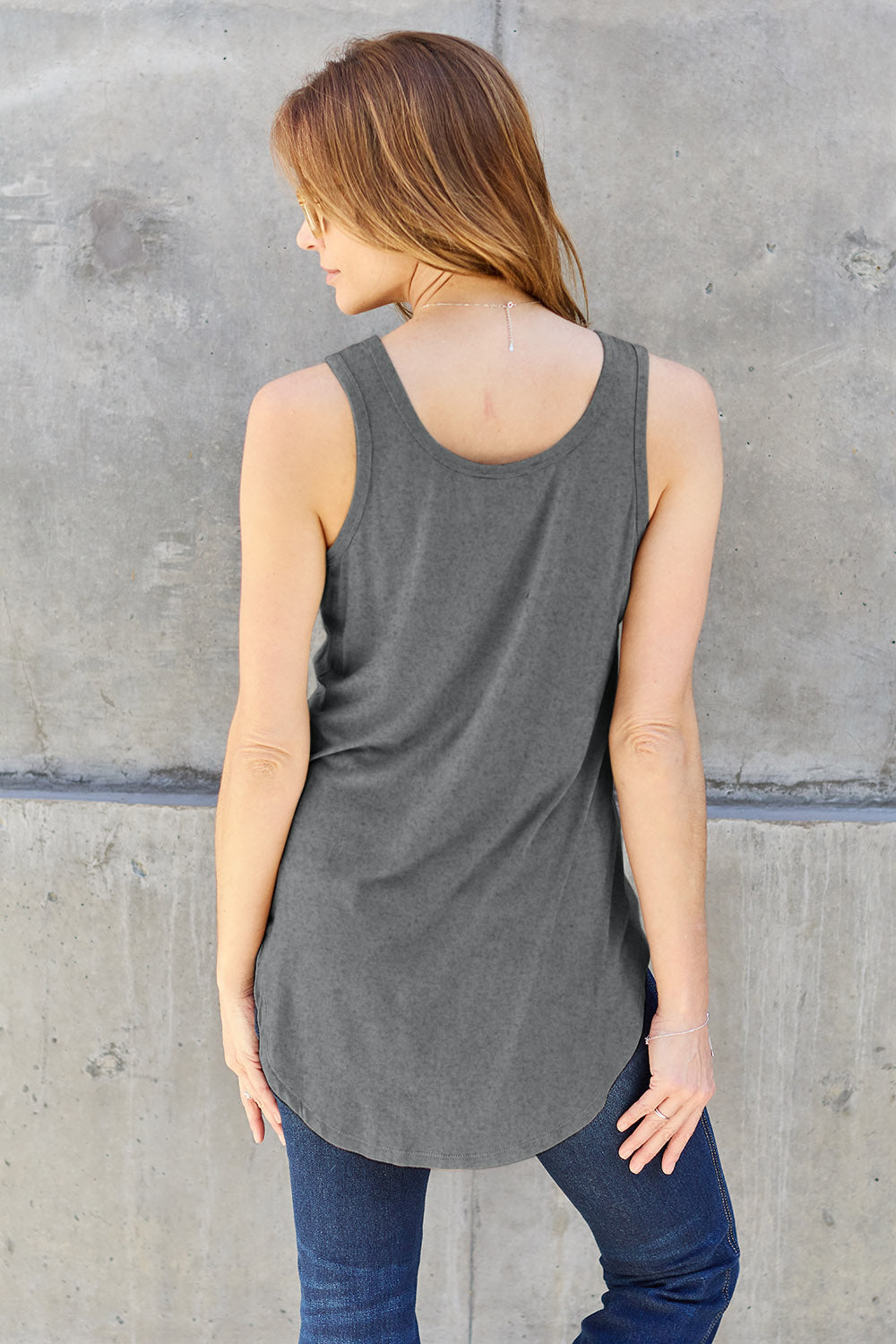 Basic Bae Full Size Round Neck Tank - TOPS - Mixed