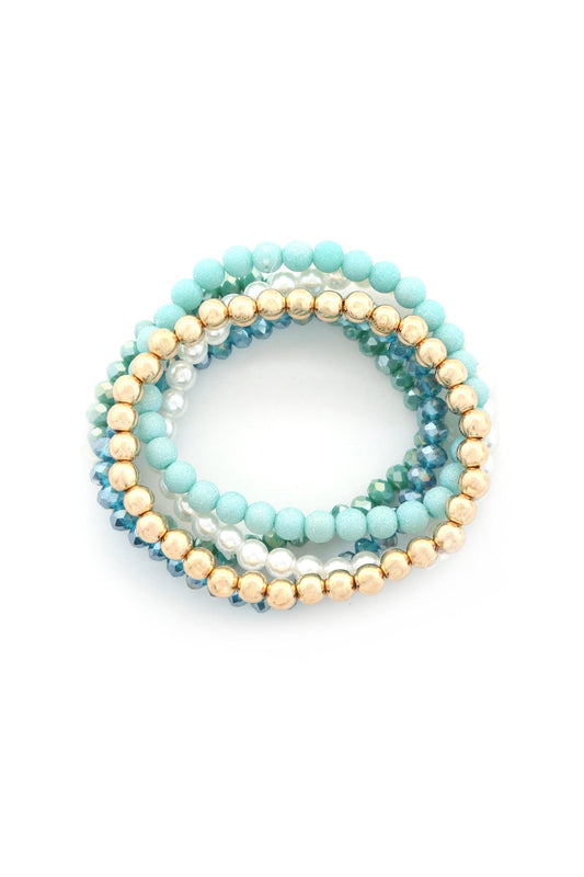 Beaded Bracelet Set Smile Sparker