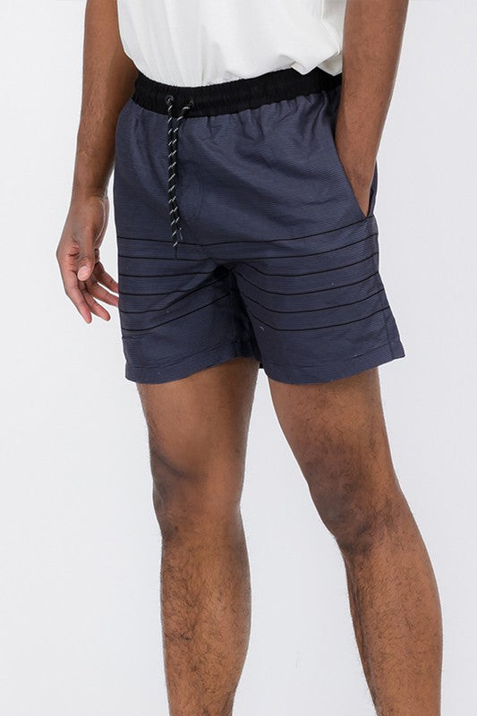 Blue stripes Swim Shorts Smile Sparker