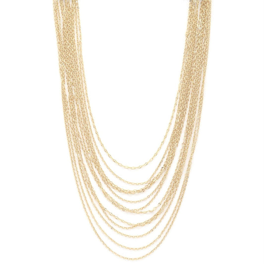 Chain Layered Necklace Smile Sparker