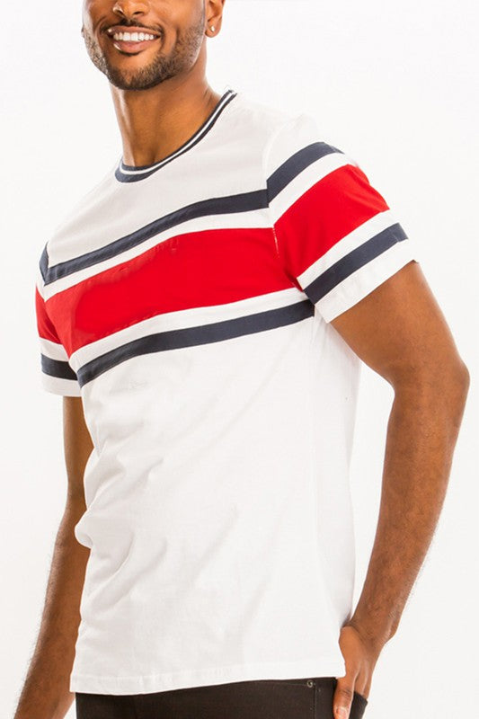 COTTON THREE STRIPE TSHIRT Smile Sparker