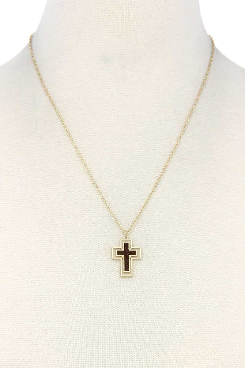 Cross Charm Necklace Smile Sparker