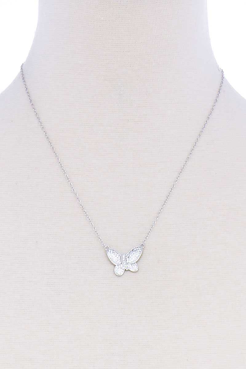 Cute Butterfly Chic Necklace Smile Sparker