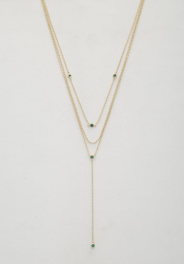 Dainty Metal Y Shape Necklace Smile Sparker