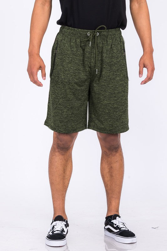 Marbled Active Running Shorts Smile Sparker