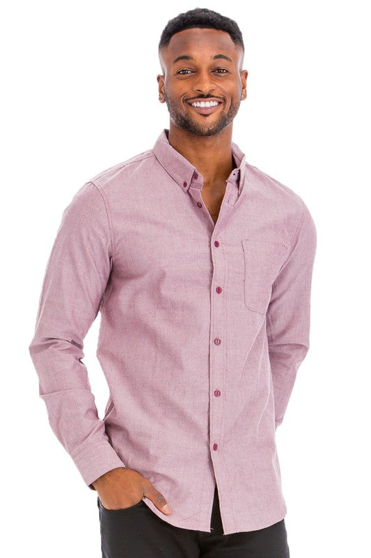 Men's Casual Long Sleeve Shirts Smile Sparker