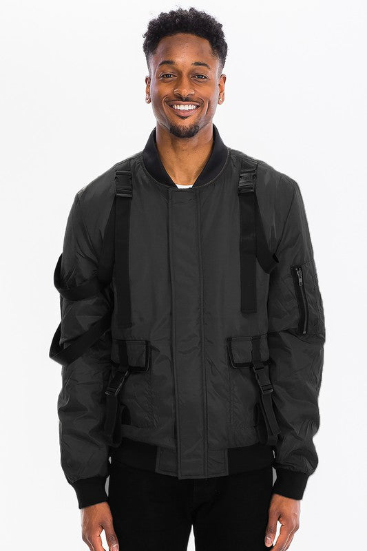 MENS UTILITY STRAP JACKET Smile Sparker