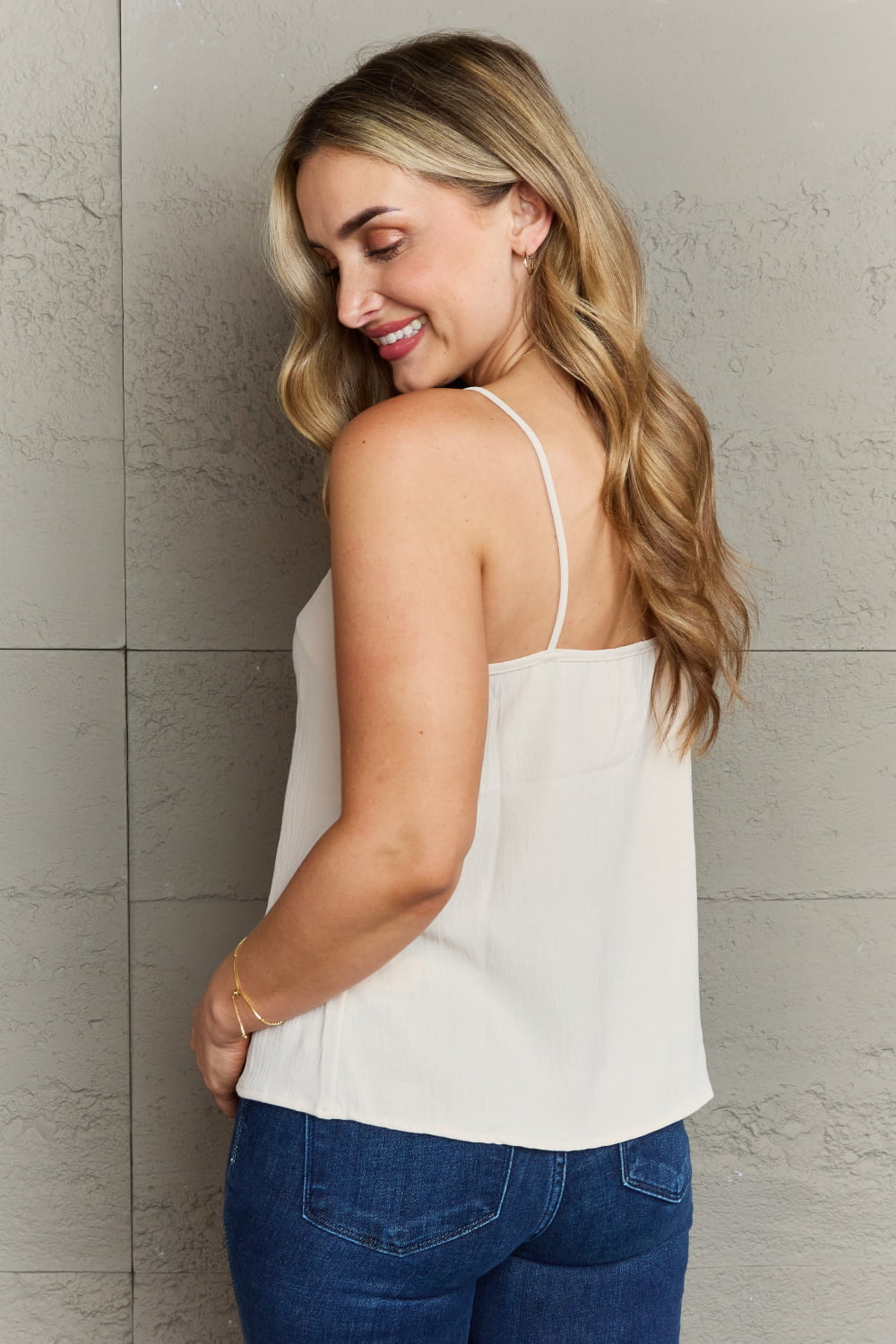 Ninexis For The Weekend Loose Fit Cami - TOPS - Beige