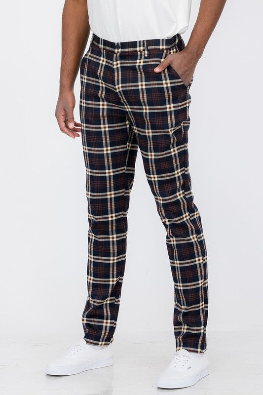 Plaid Trouser Pants Smile Sparker