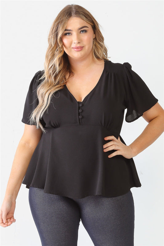 Plus Tie Detail Flare Top Smile Sparker