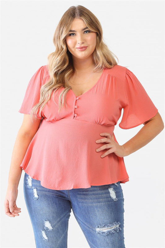 Plus Tie Detail Flare Top Smile Sparker