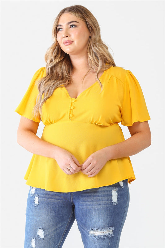 Plus Tie Detail Flare Top Smile Sparker