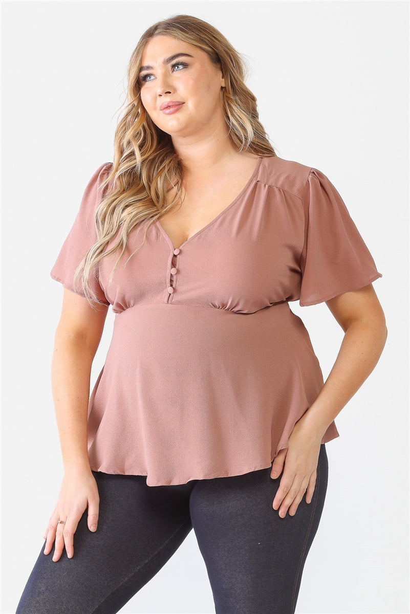 Plus Tie Detail Flare Top Smile Sparker