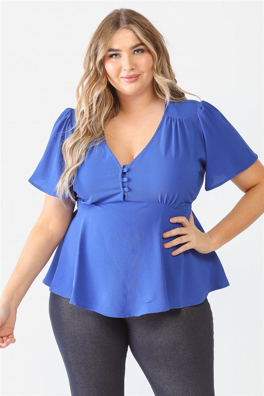 Plus Tie Detail Flare Top Smile Sparker