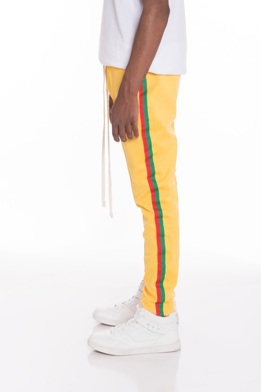 RASTA TAPED TRACK PANTS Smile Sparker