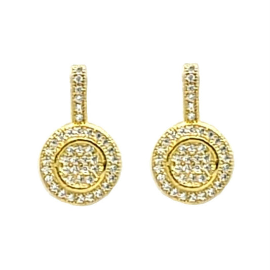 Round Crystal Earring Smile Sparker