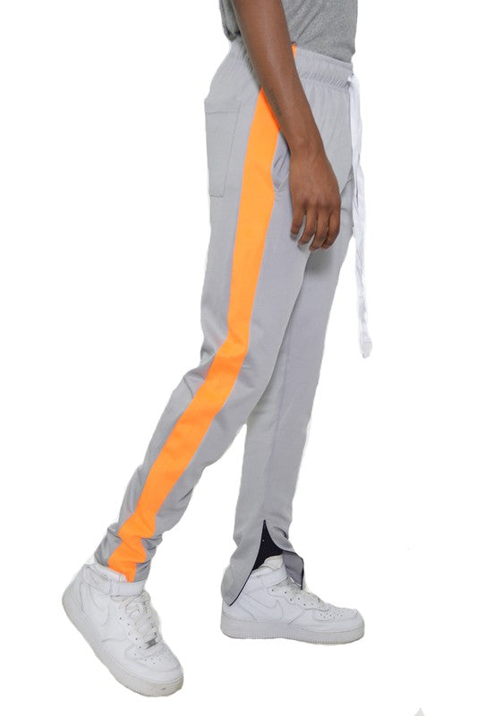 SINGLE STRIPE ANKLE ZIPPER TRACK PANTS Smile Sparker