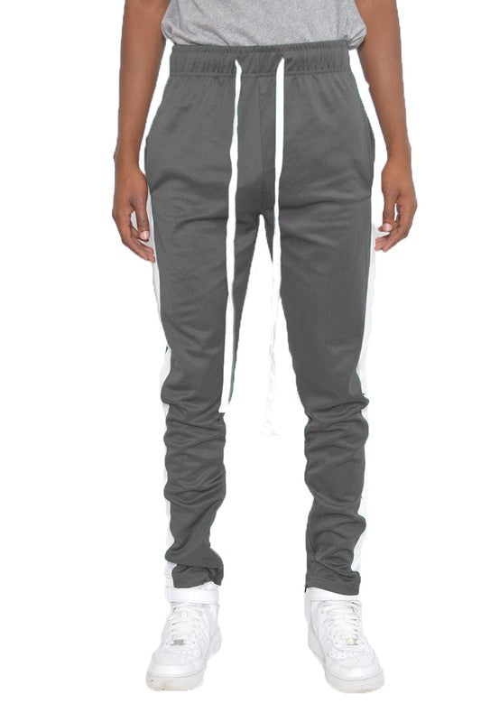 SINGLE STRIPE ANKLE ZIPPER TRACK PANTS Smile Sparker