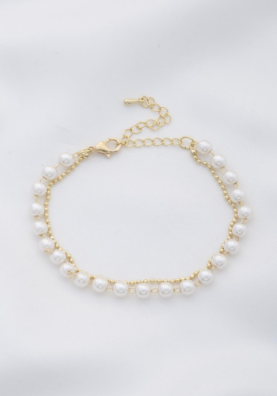 Sodajo pearl bead bracelet Smile Sparker