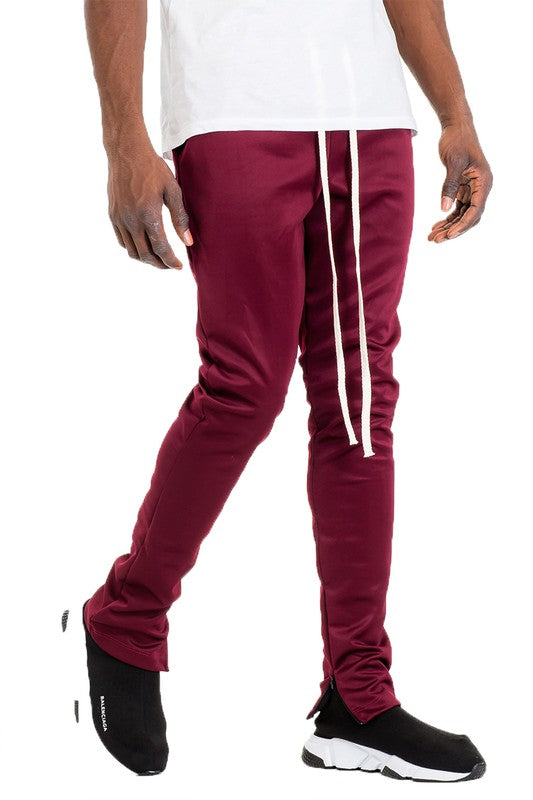 SOLID COLOR PLAIN BASIC TRACK PANTS Smile Sparker