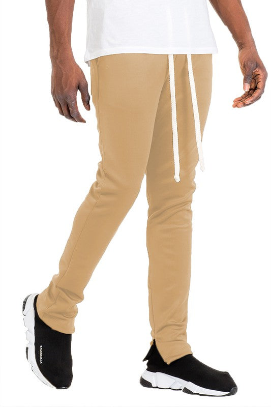 SOLID COLOR PLAIN BASIC TRACK PANTS Smile Sparker