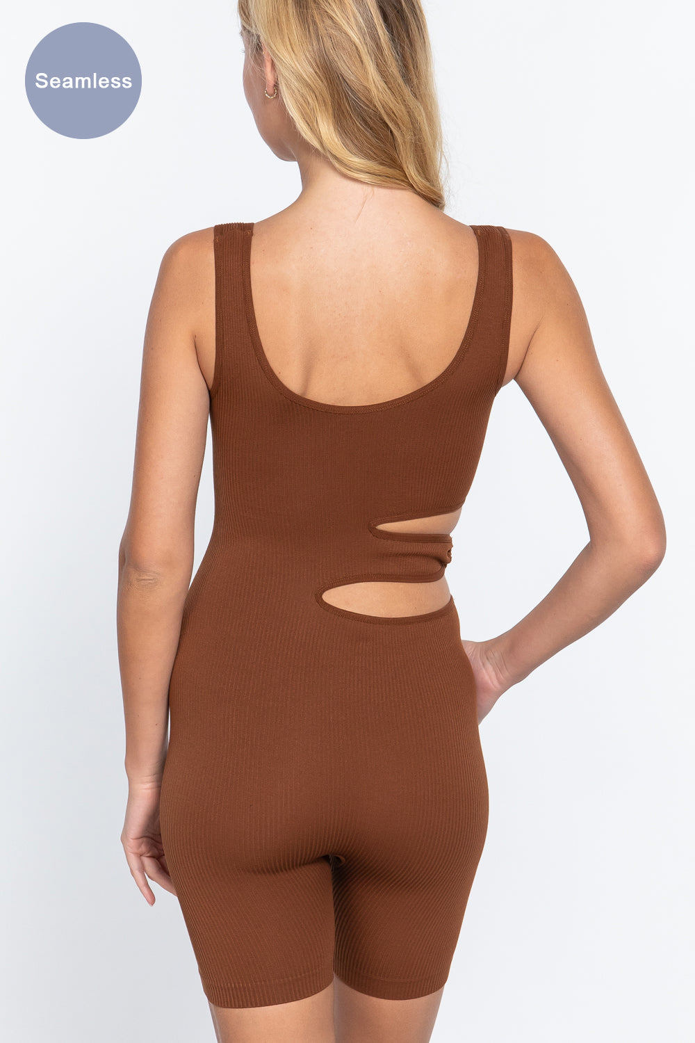 Suave Cut-out Seamless Romper Smile Sparker