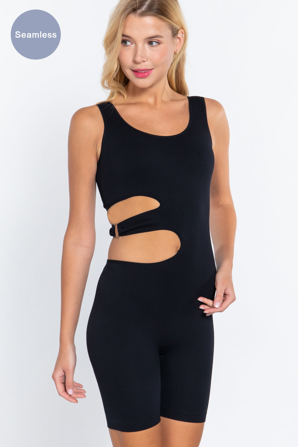 Suave Cut-out Seamless Romper Smile Sparker