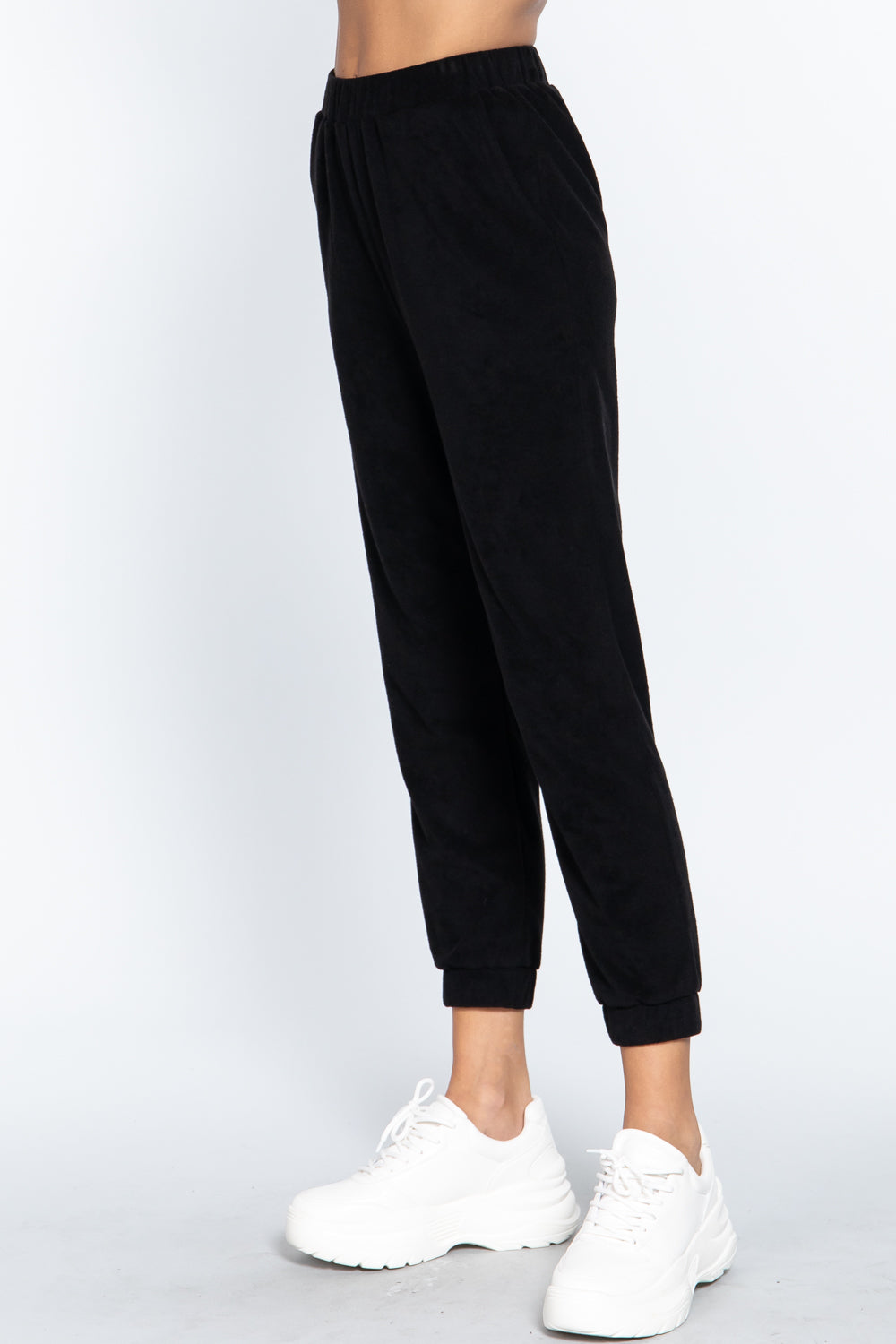 Terry Towelling Long Jogger Pants Smile Sparker