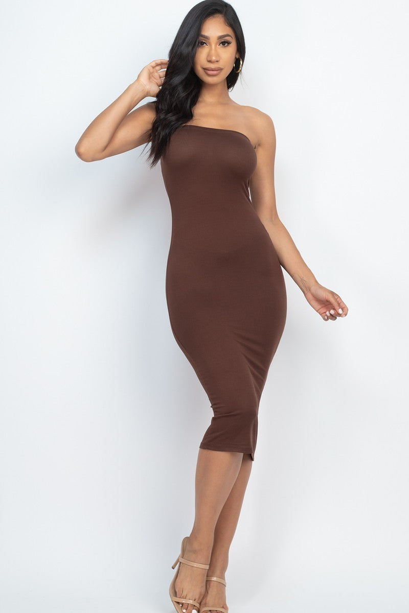 Tube Bodycon Dress Smile Sparker