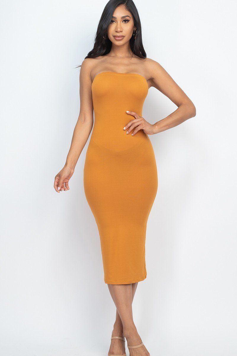 Tube Bodycon Dress Smile Sparker