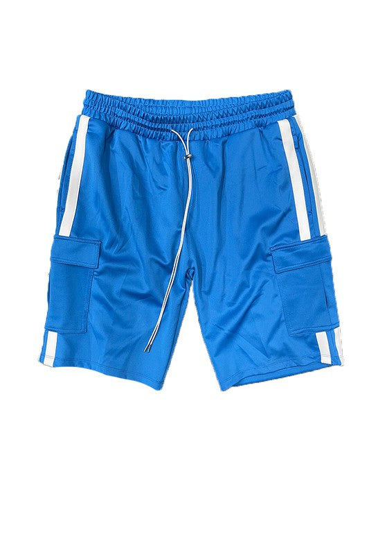 Two Stripe Cargo Pouch Shorts Smile Sparker