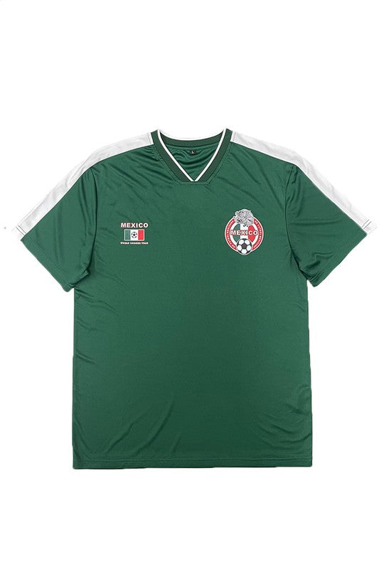 UNISEX MEXICO TEAM WORLD SOCCER JERSEYS TOP Smile Sparker