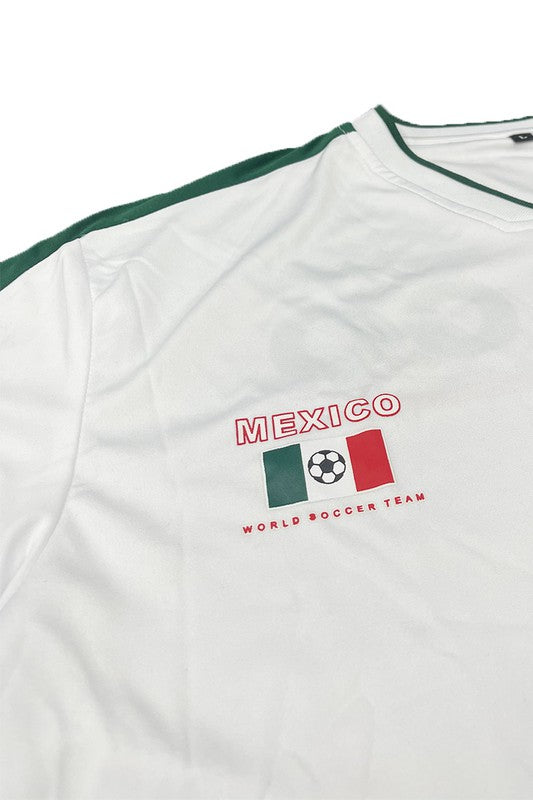 UNISEX MEXICO TEAM WORLD SOCCER JERSEYS TOP Smile Sparker