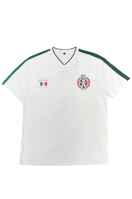 UNISEX MEXICO TEAM WORLD SOCCER JERSEYS TOP Smile Sparker