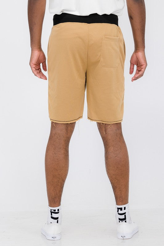 WeRaw Cut Sweat Shorts Smile Sparker