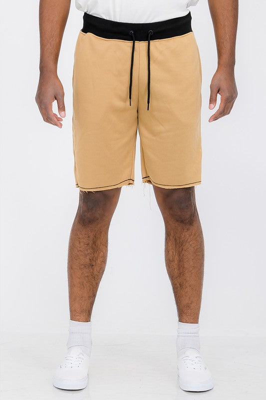 WeRaw Cut Sweat Shorts Smile Sparker