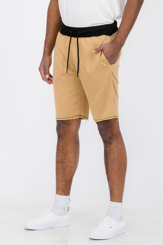 WeRaw Cut Sweat Shorts Smile Sparker